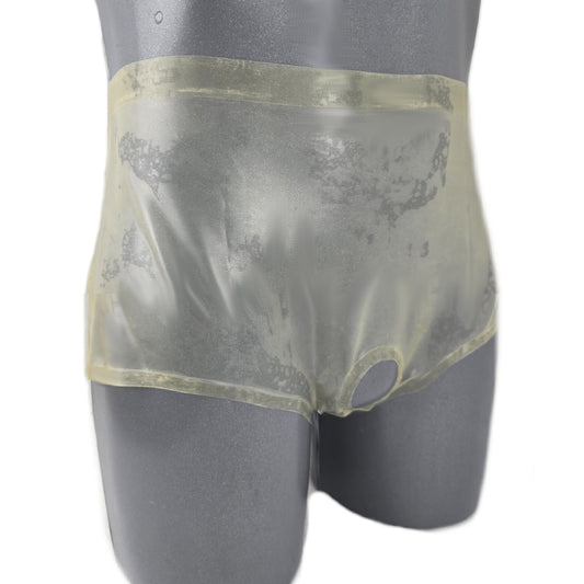 Latex Slip ouvert transparent