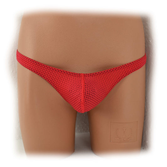 Mini- String, schön knapp geschnitten einfarbig