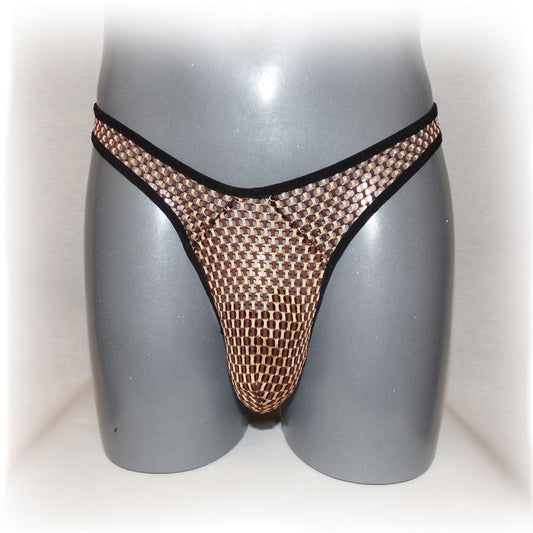 String mit transparentem Netzmuster