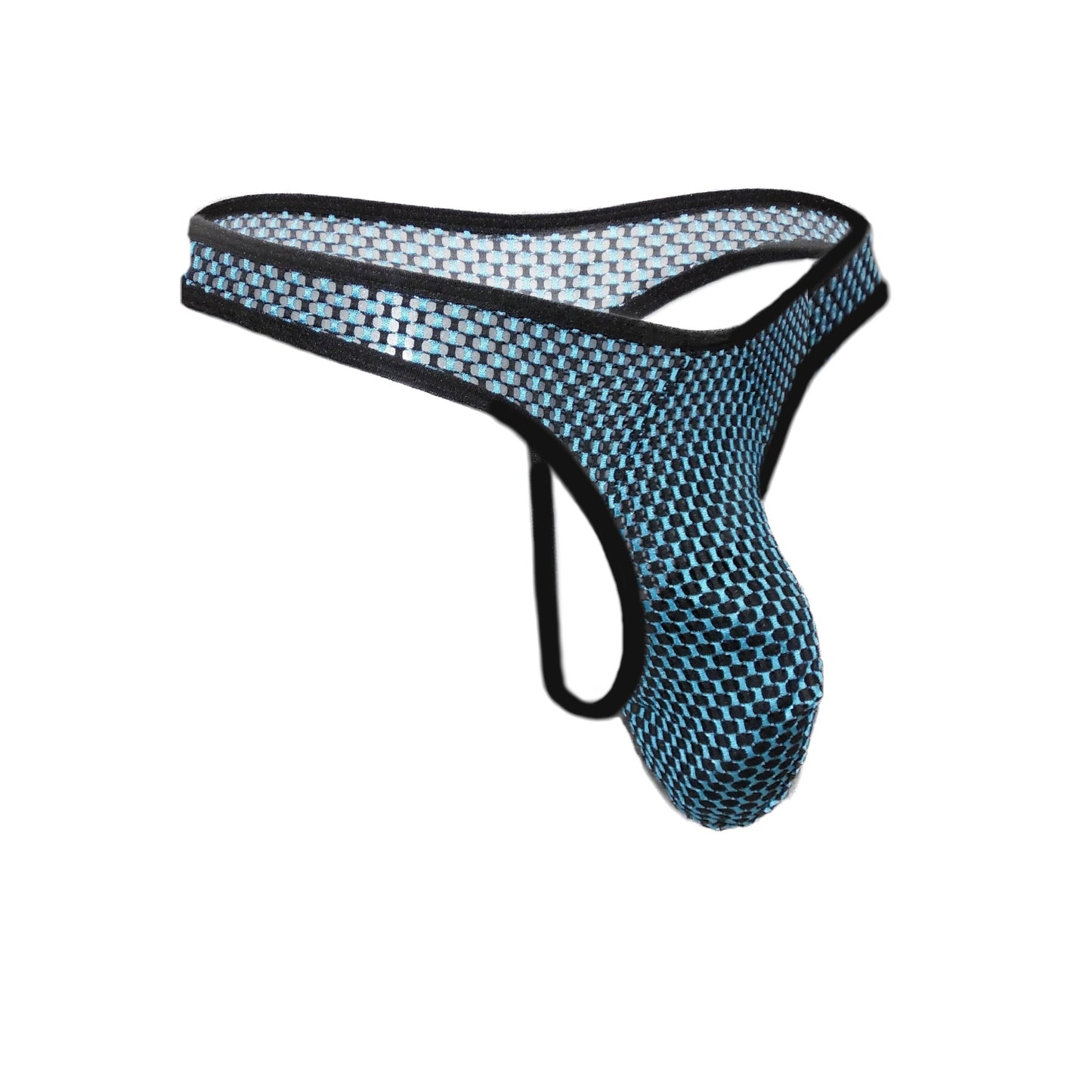 String with transparent mesh pattern