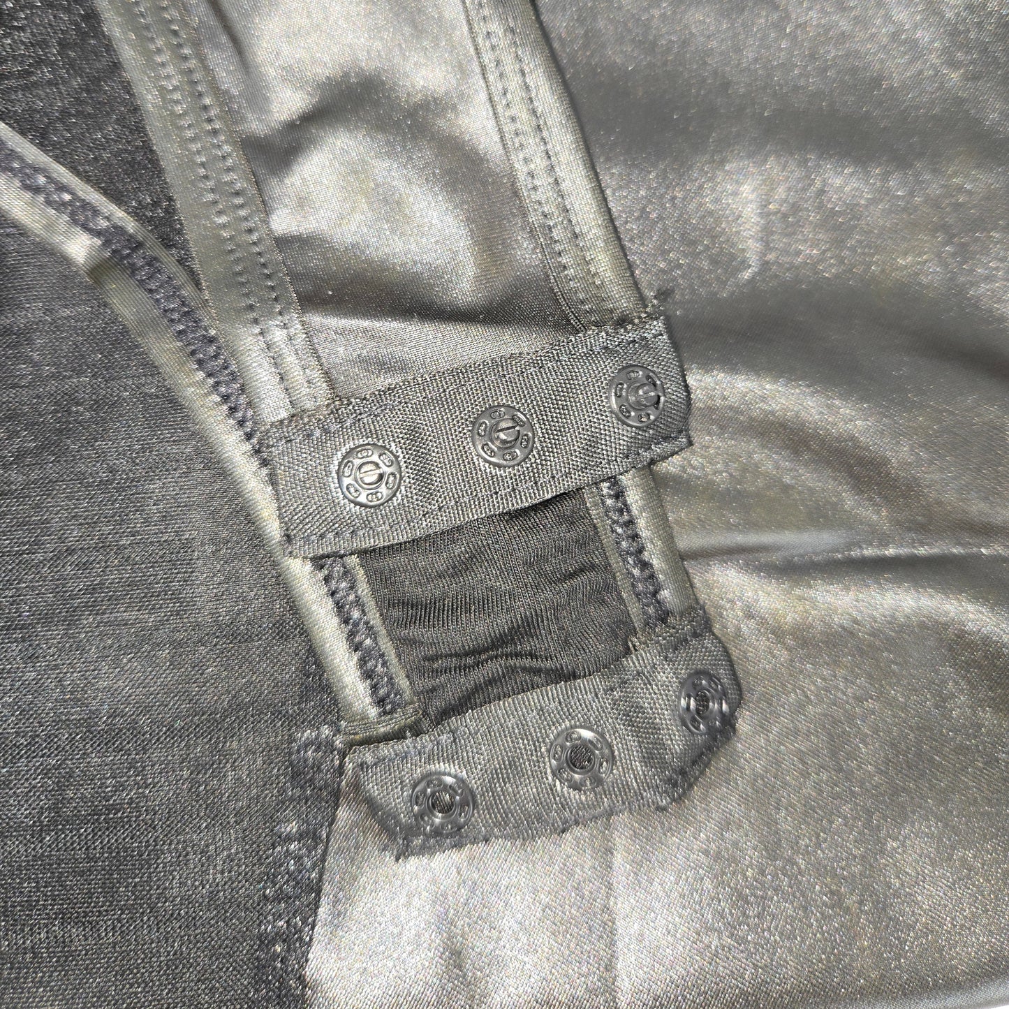 Black Lace Leather Stitching Teddy