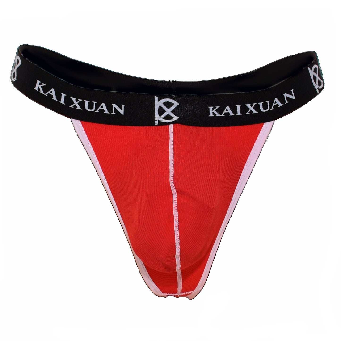 String for men, colored waistband