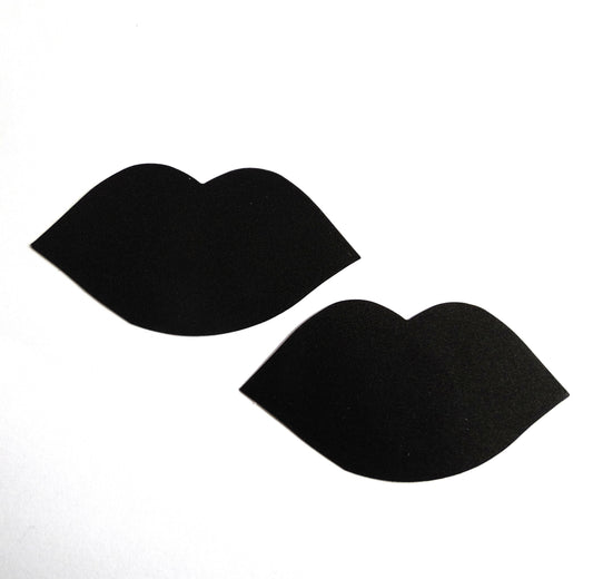 Nippelcover Aufkleber Kußmund