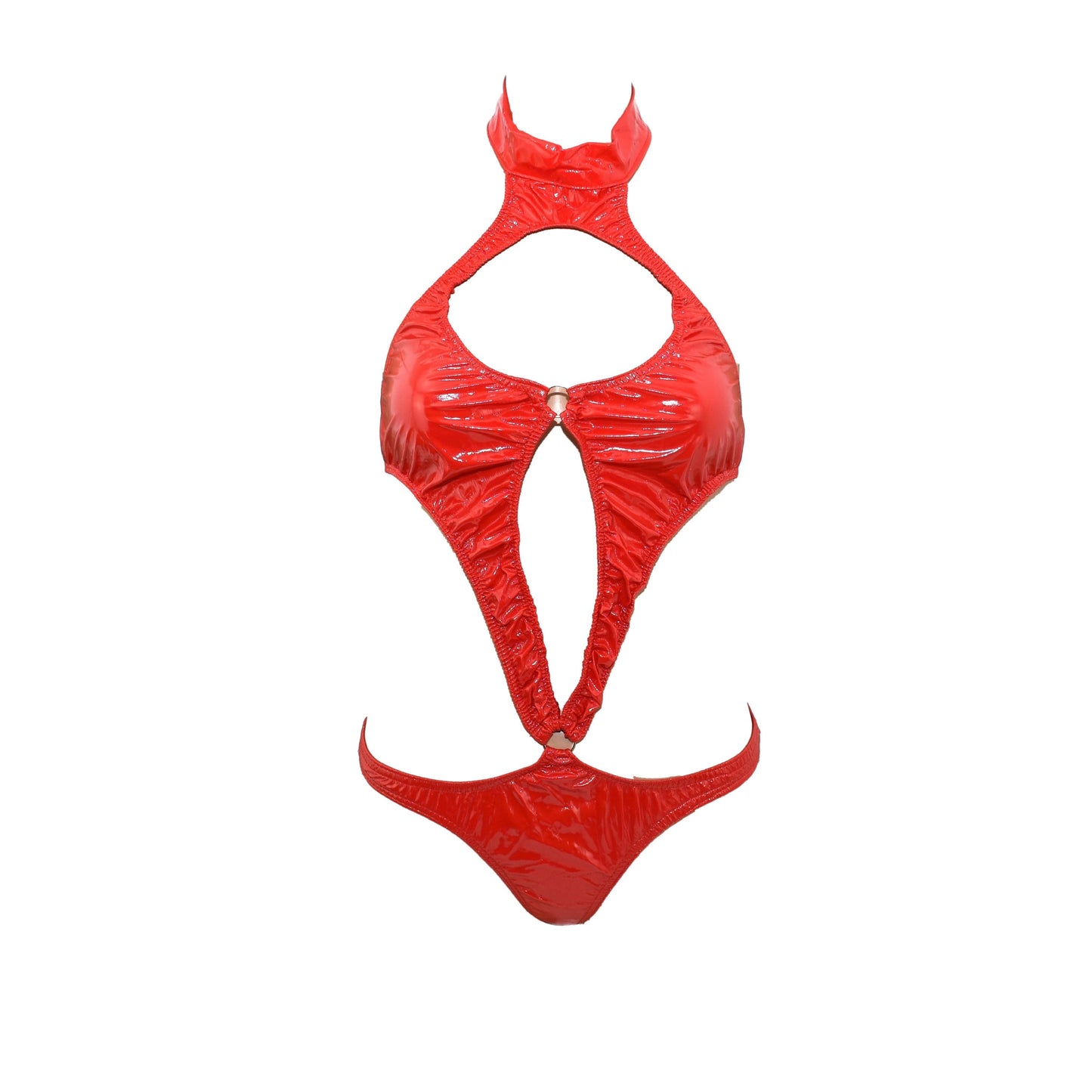 AUSVERKAUF Damen Glanz Stringbody Reizwäsche