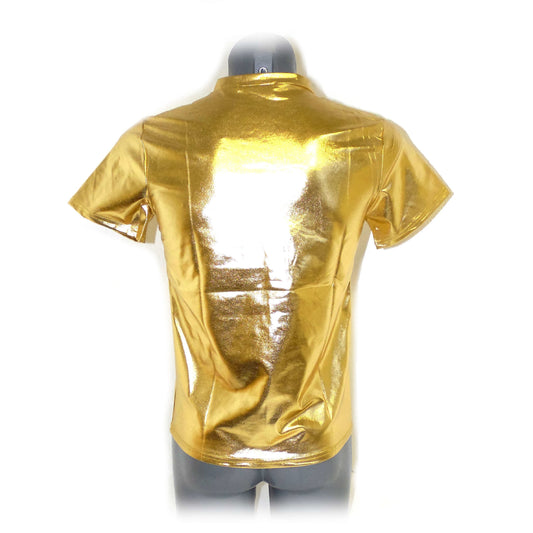 Slim stage jacket short sleeved casual T-shirt