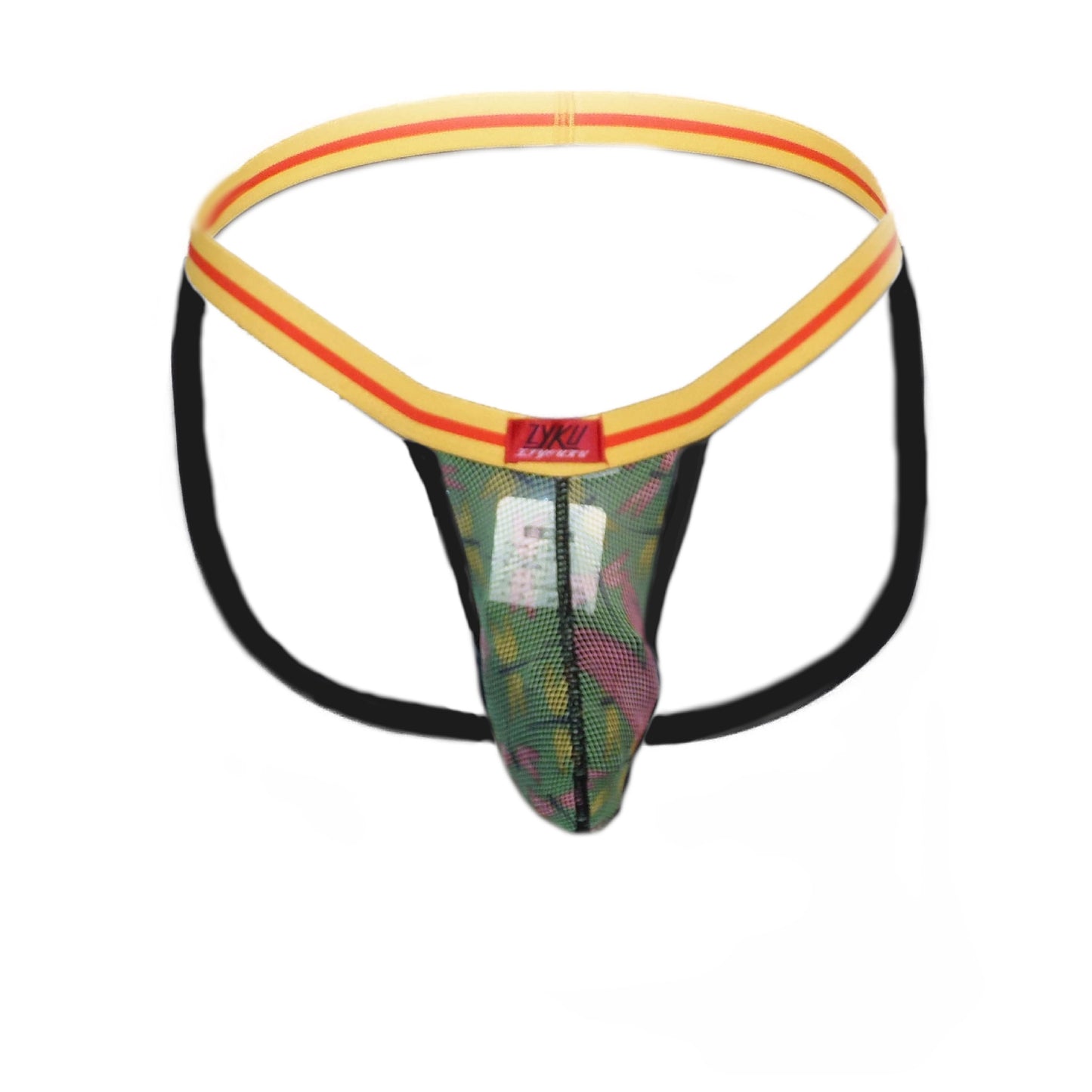 Transparenter Jock mit Netzbeutel vorne Butterfly