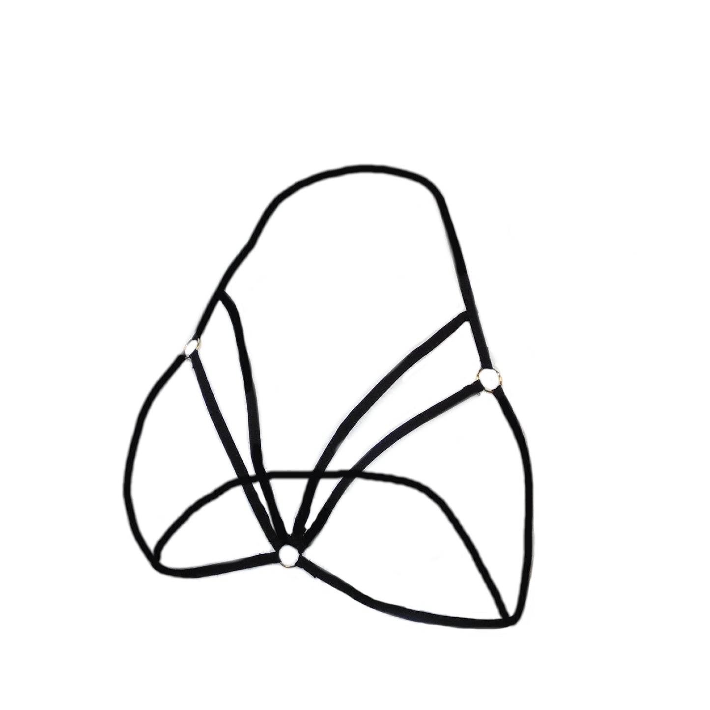 Bras Black Harness