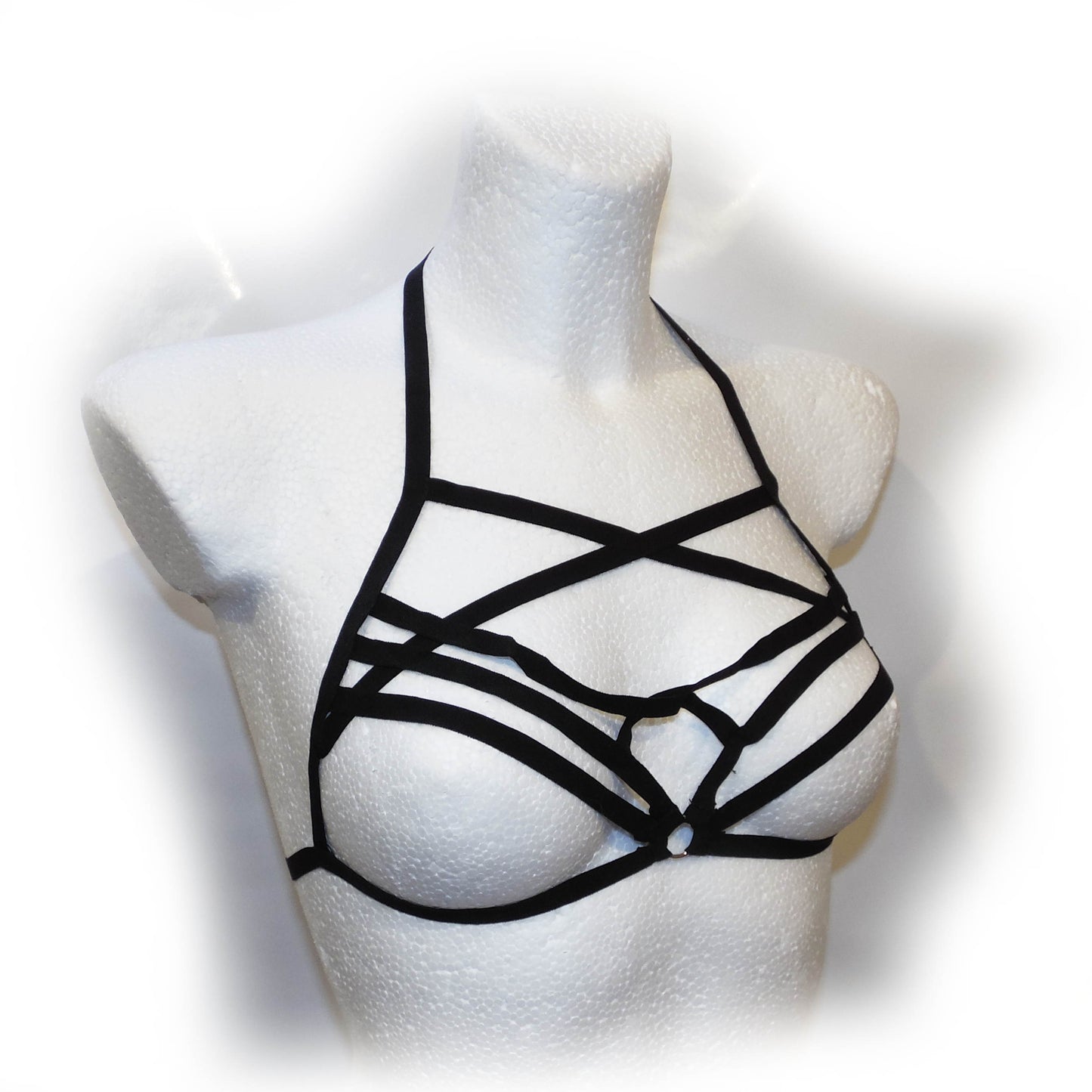 Bras Black Harness