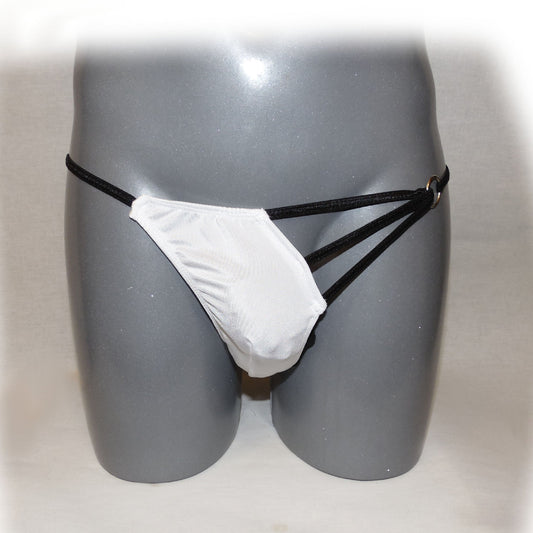 Asymmetrischer- Slip - Das erotische Etwas - Schwarz/Weiss