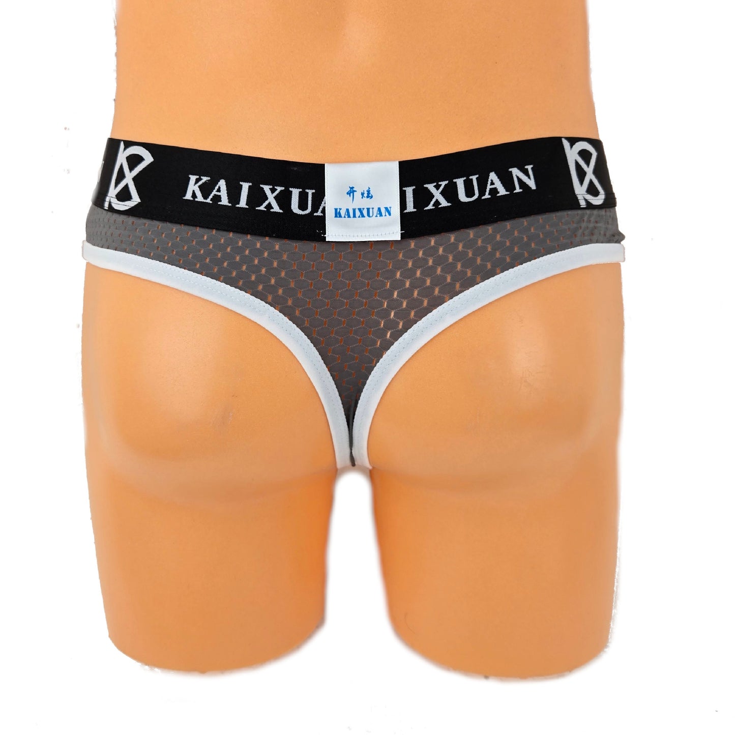 String for men bedrucktem Bund und Beutel zum öffnen