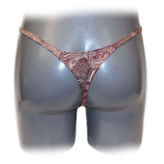 Mens thong bulge pouch thong