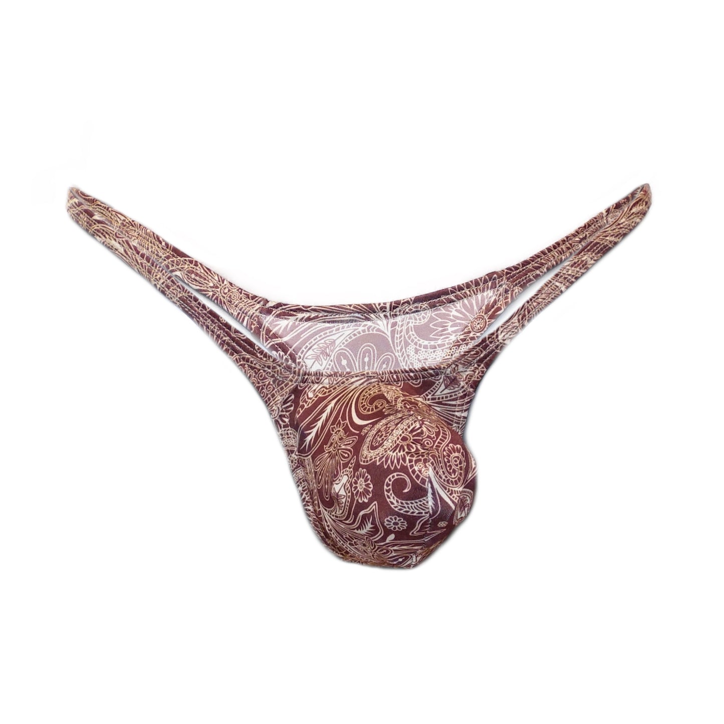Men's thong bulge pouch thong