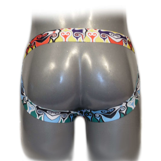 Jocks mit breitem Design-Gummi anatomisch geformt
