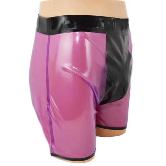 Latex Shorts transparent, hand made and top quality