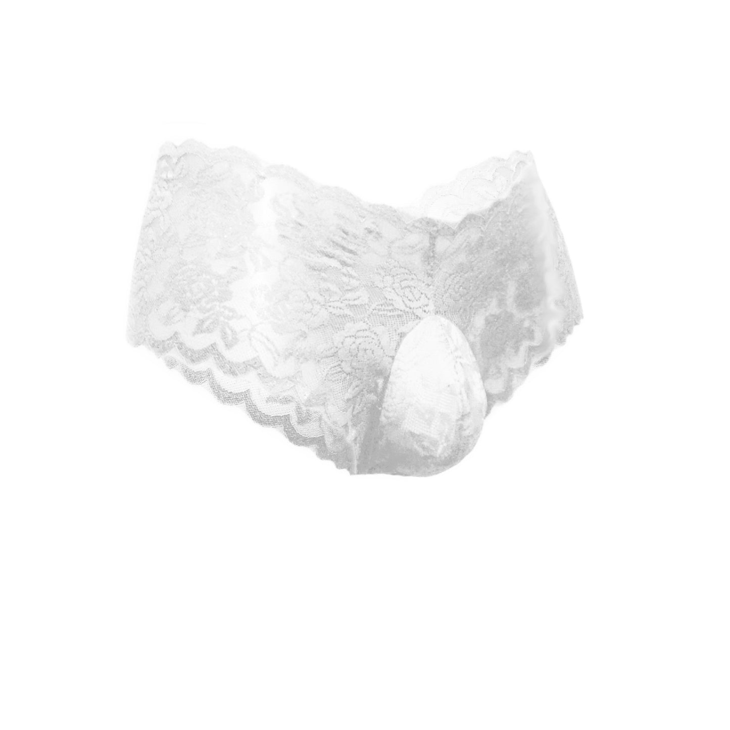 Lace briefs for him, ruffled briefs