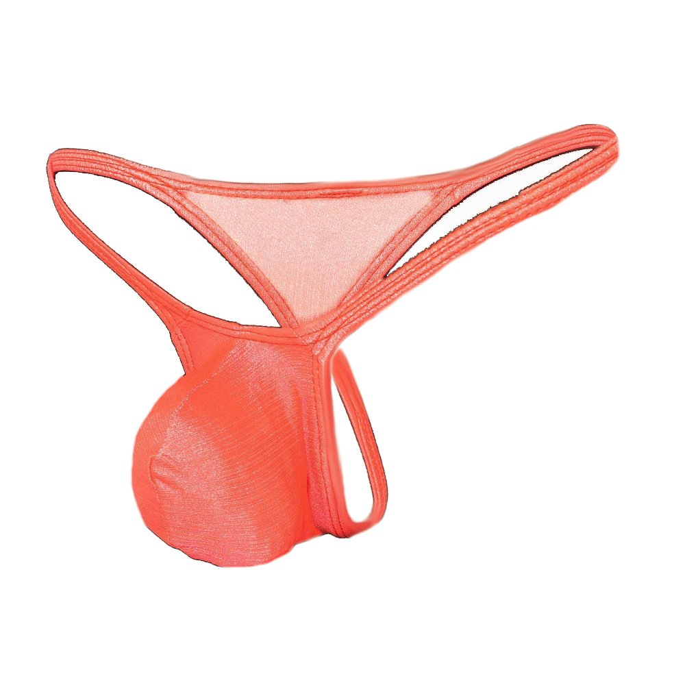 Mens thong bulge pouch unicolor