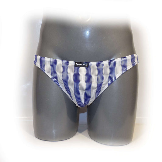 Mens Slips bulge pouch Slip Streifen