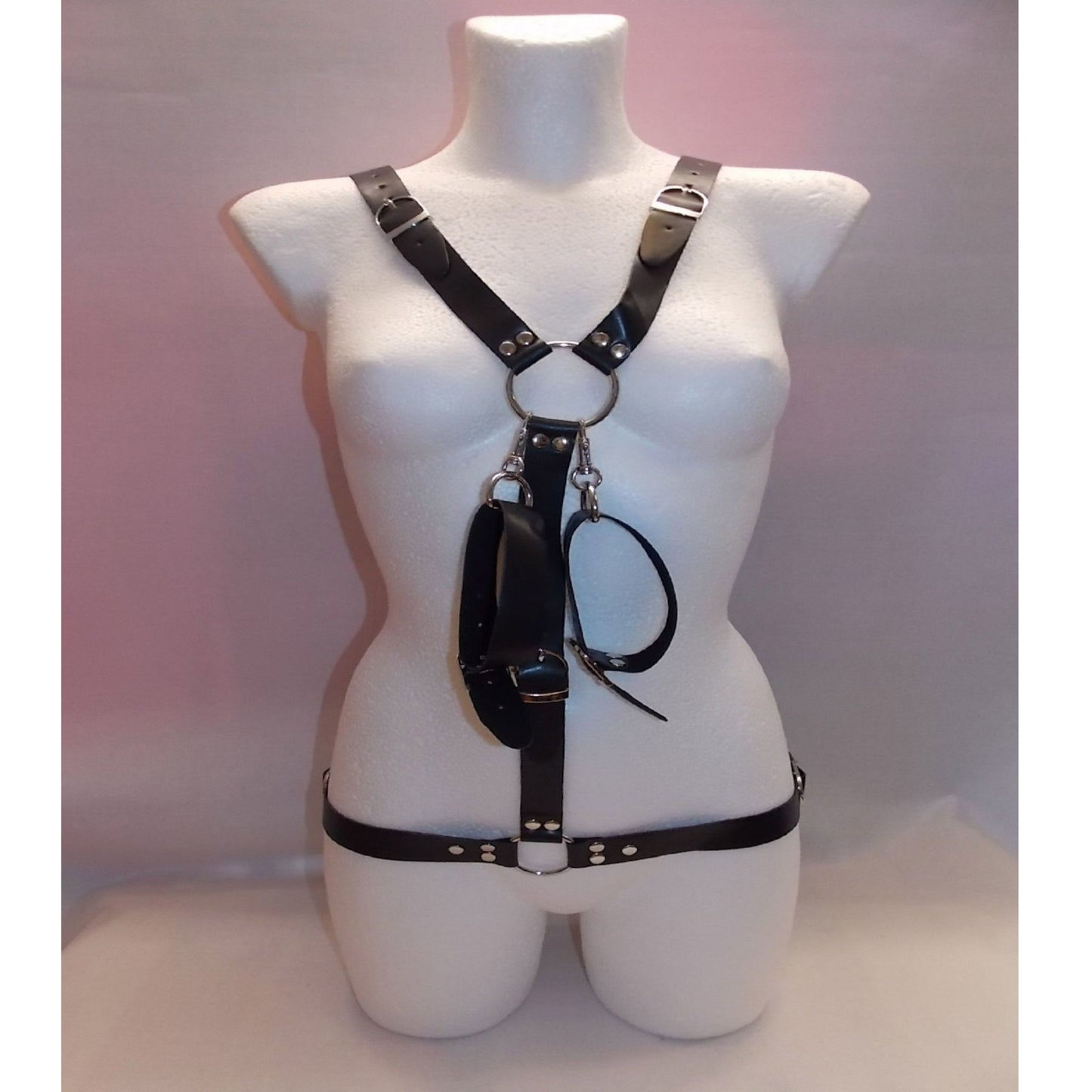 Bondage Harness Riemenbody Lederbody 285