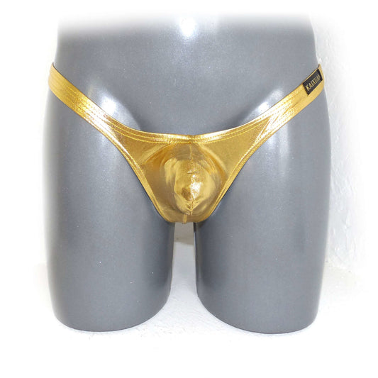 Metallic Bulge Pouch String Men