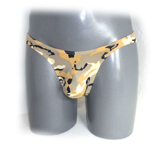 Fashion Mens Briefs Underwear Bulge Youthful Camouflage