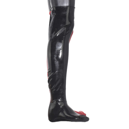 Latex Halterlose Strümpfe 0,4 mm