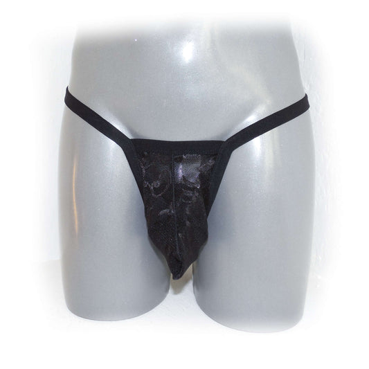Cool Lace Jacquard String Erotic Penis Pouch
