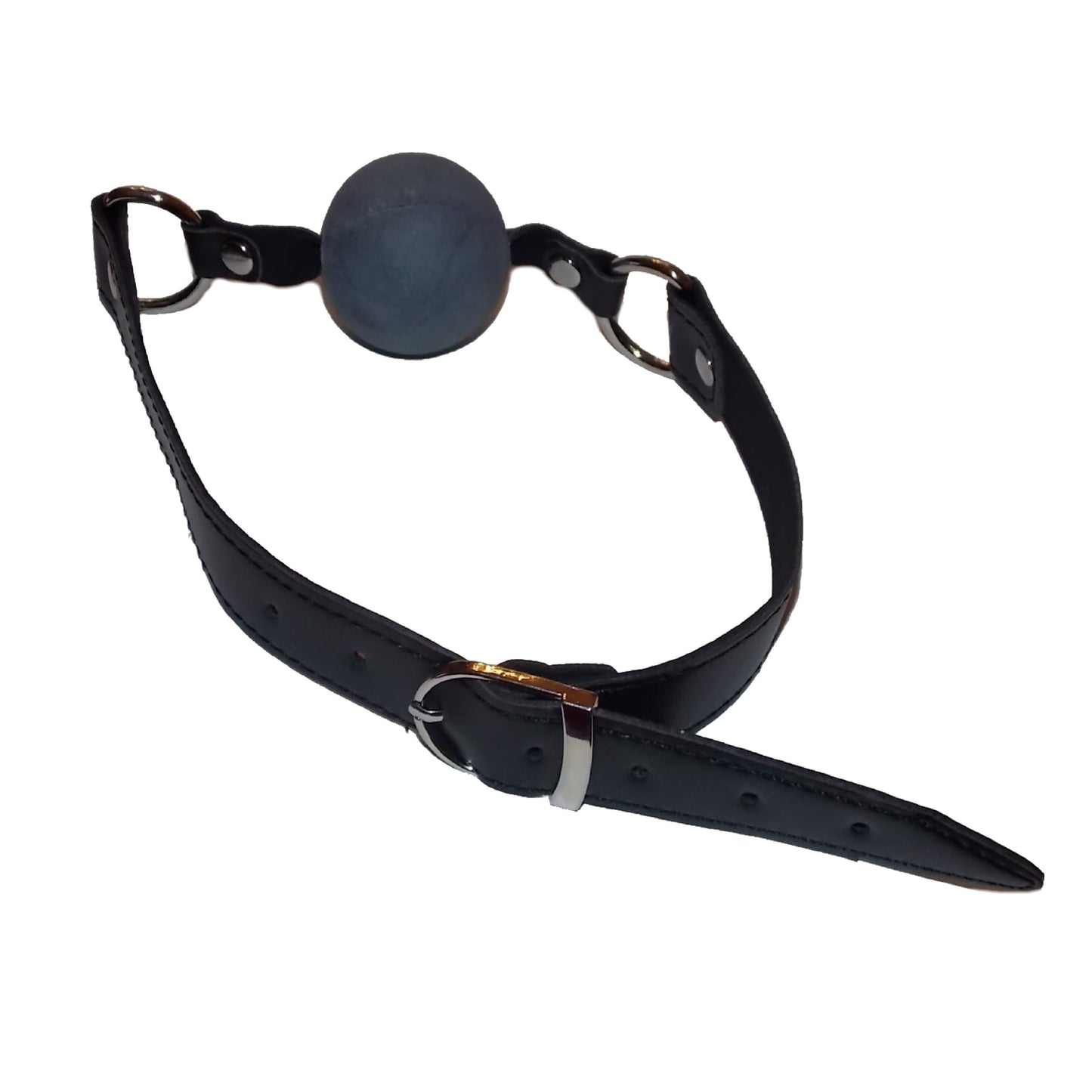 Black Fire Soft Rubber Ball Gag 4 cm