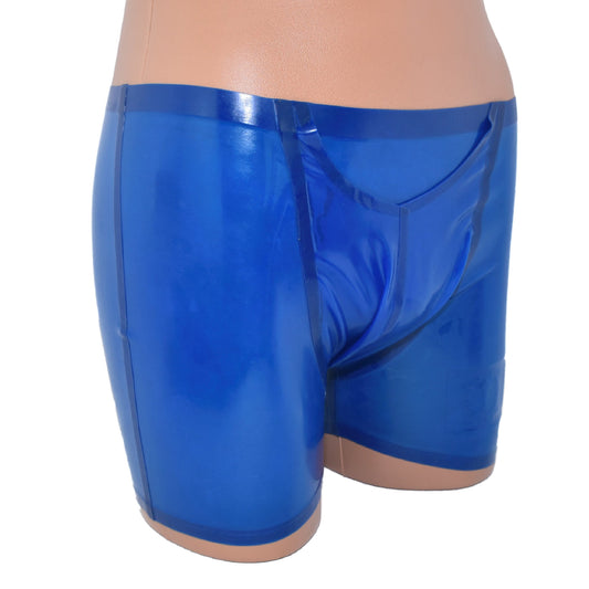 Latex transparent Shorts mit Eingriff
