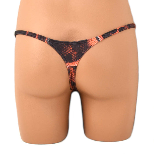 Mens thong bulge pouch thong