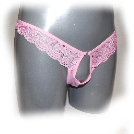 String mit Spitze - Thong Menstring