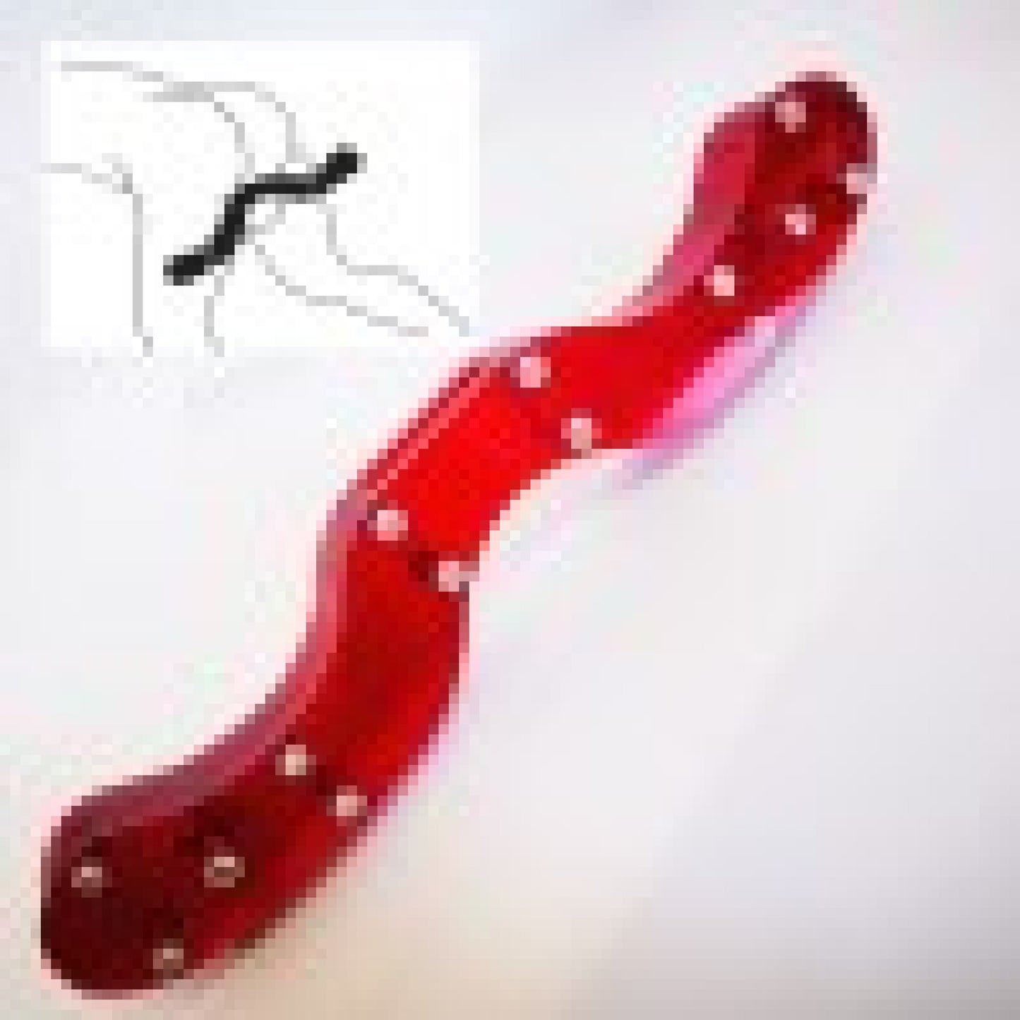 Acrylic CBT Cock & Ball Torture Ball Stretcher Scrotal Fixture