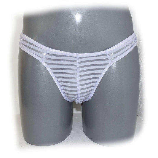 Underwear Men Ultr-thin Ice Silk String Homme Thongs