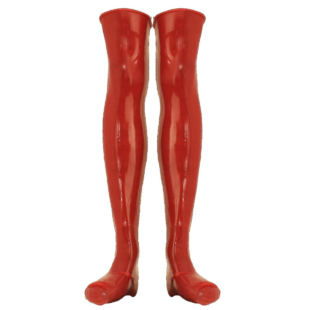 Latex Halterlose Strümpfe 0,4 mm