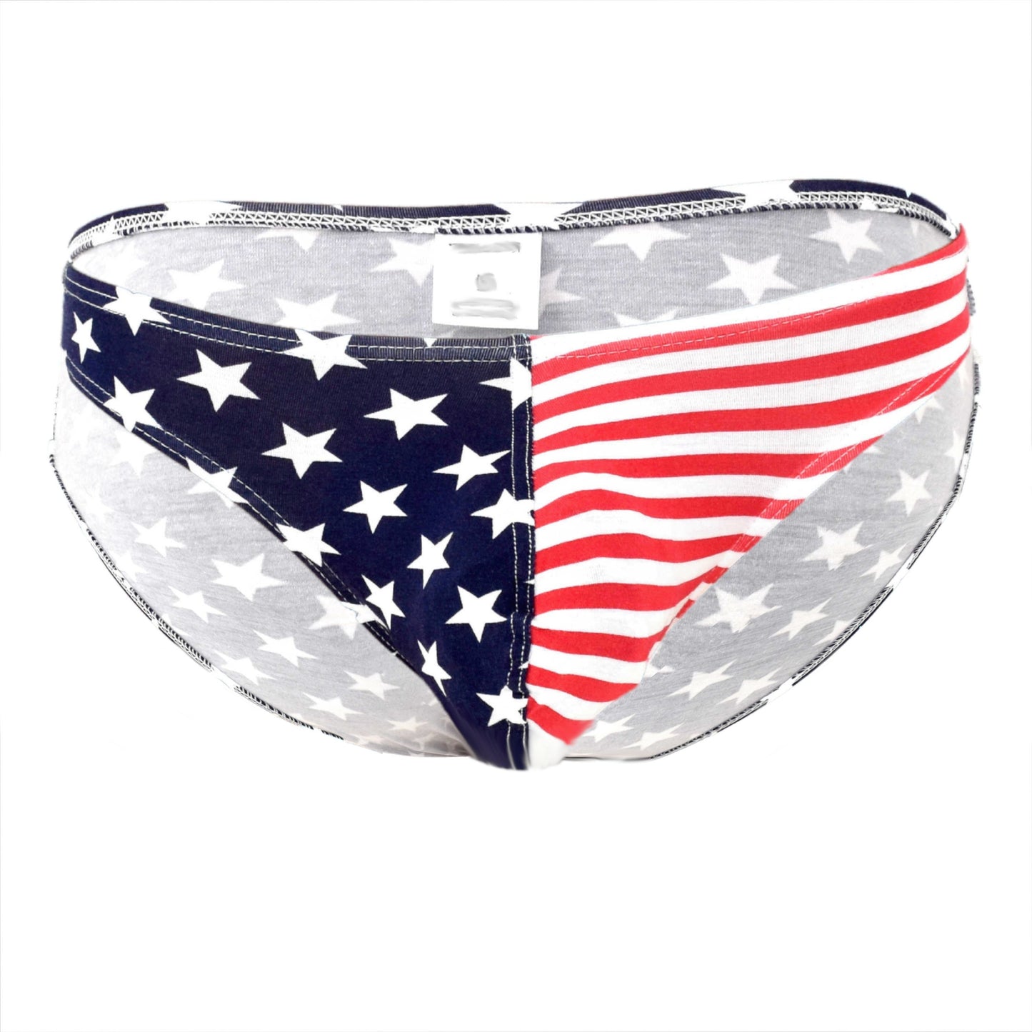 Cotton American Flag Printing Briefs Slips