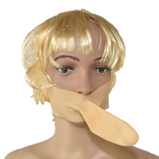 Latex Mund Condom mit Kopf Gurt Handgemacht
