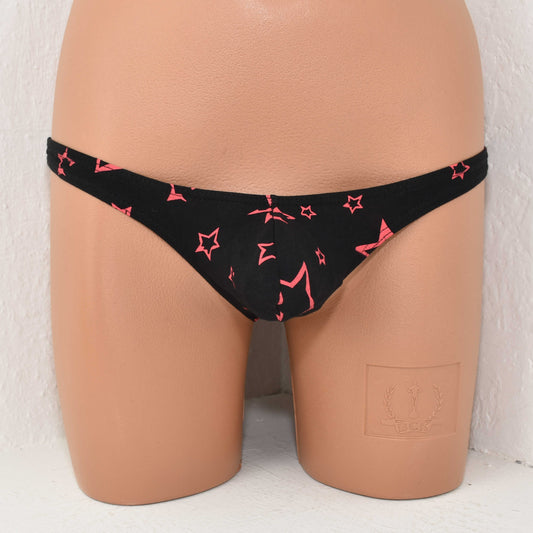 Strings Baumwolle gemustert Sterne Thongs