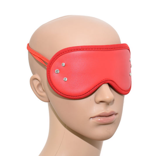 Augenmaske mit Strasssteinen