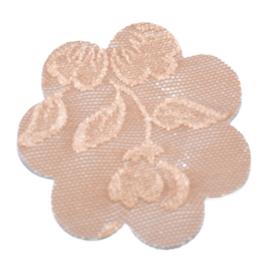 Nippelcover Aufkleber Blume Spitze 8 cm