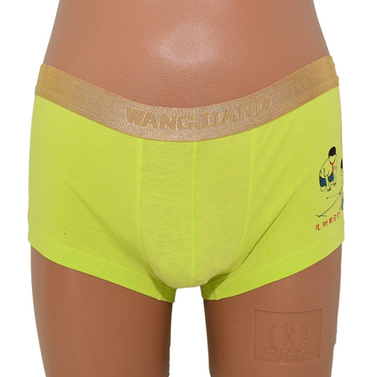 Boxer mit Goldrand Comicdruck