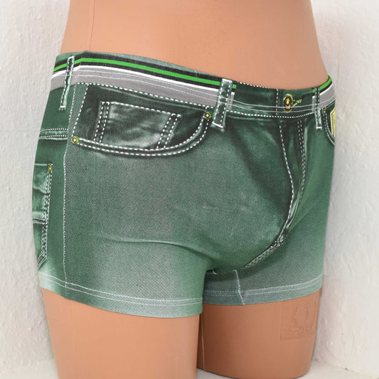 Denim Printed Dollar Pocket Boxer Shorts