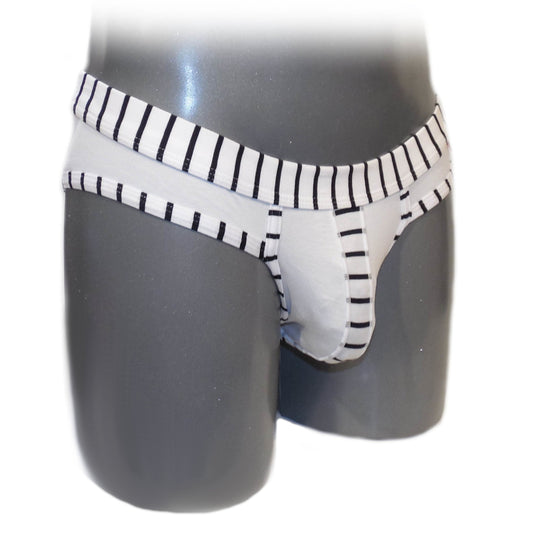 Slip mit gestreiftem Rand