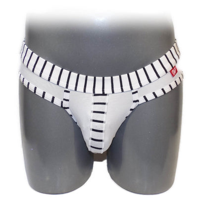 Slip mit gestreiftem Rand