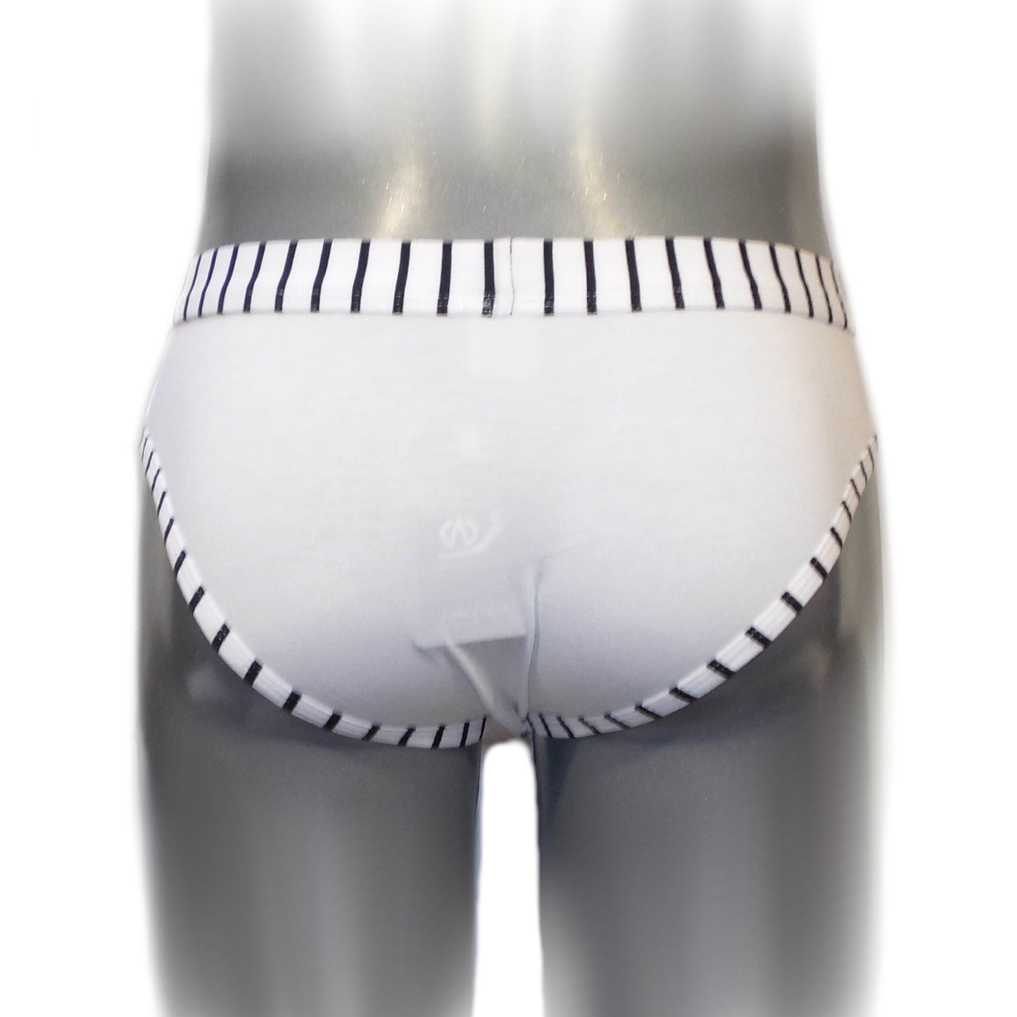 Slip mit gestreiftem Rand