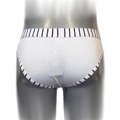 Slip mit gestreiftem Rand