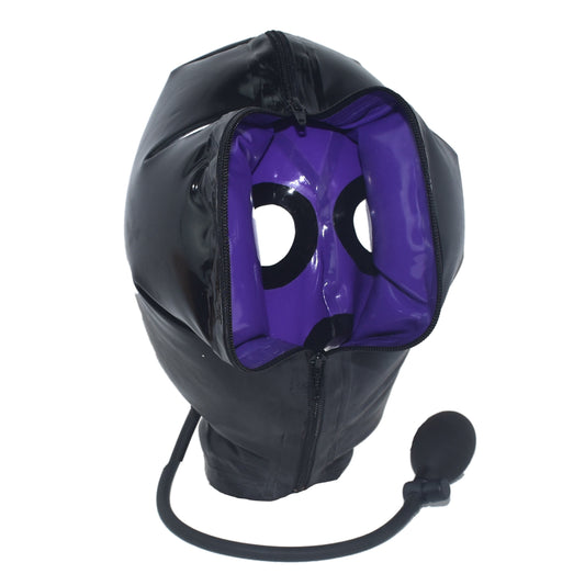 Latex Ballon-Maske zum Aufpumpen