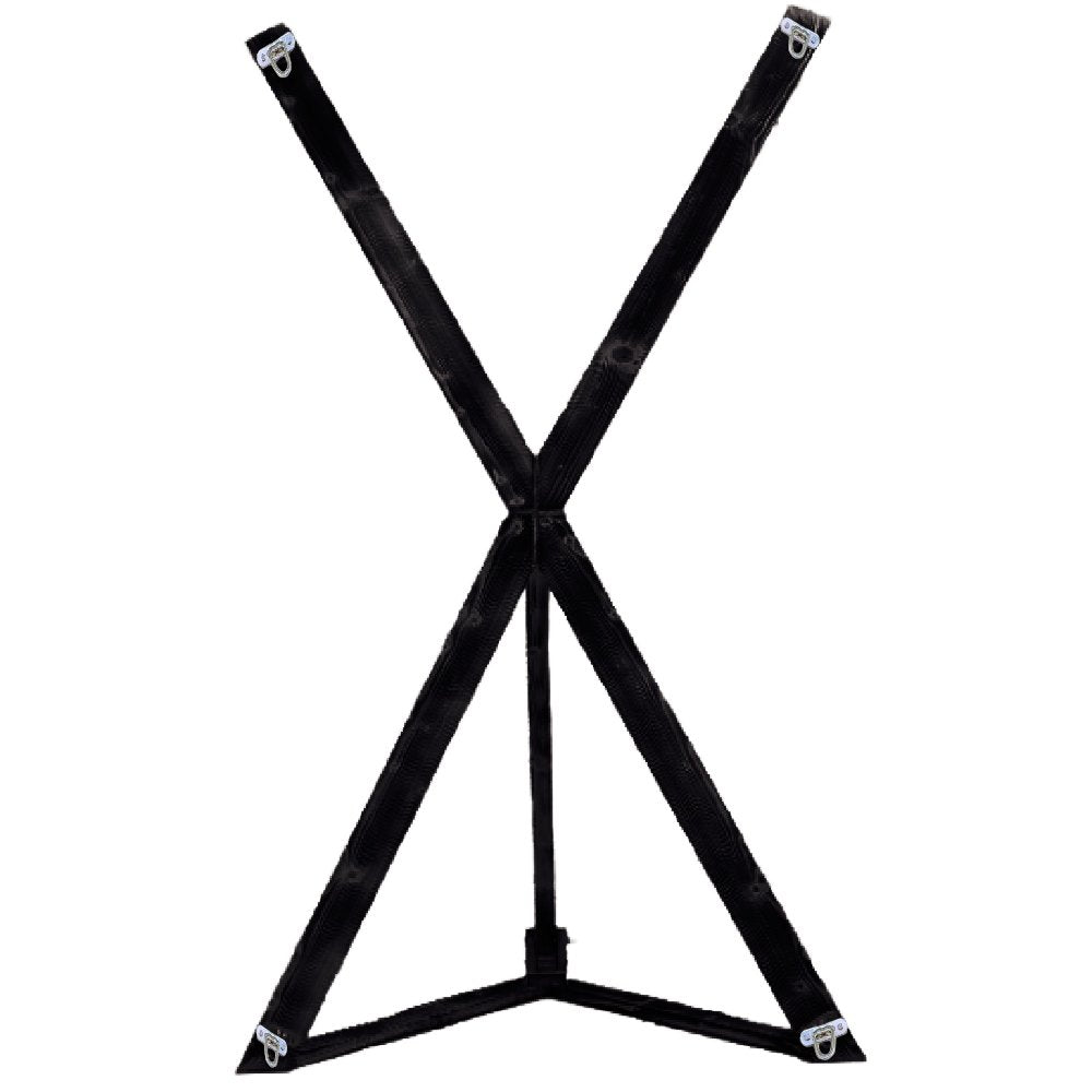 Andreas Kreuz- Leichte Bauart - mit Halteösen Fuß und Arm schwarz