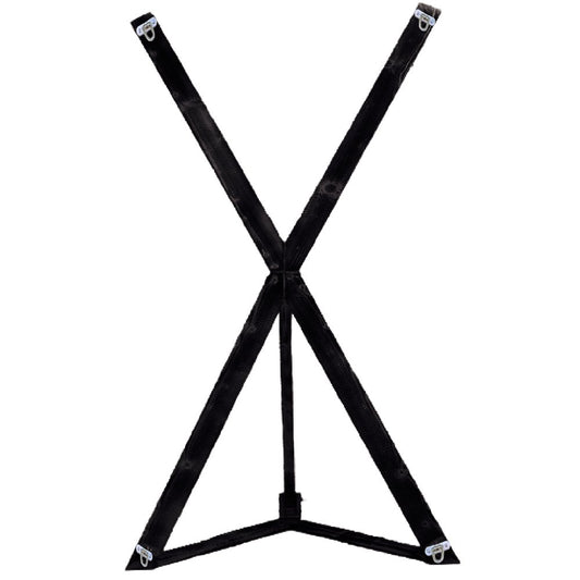 Andreas Kreuz- Leichte Bauart - mit Halteösen Fuß und Arm schwarz