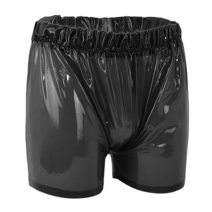 Latex Shorts mit breitem Bund transparent - 0,4 mm