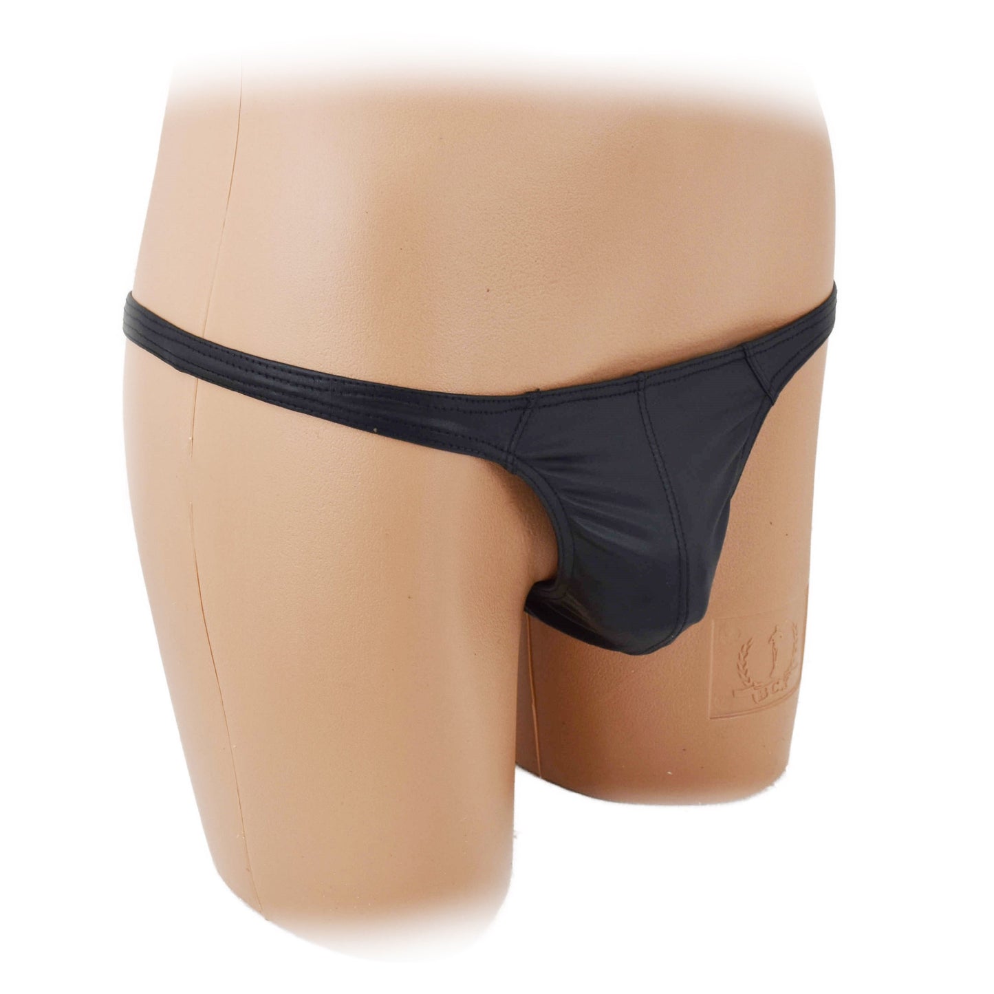 Black label design string PU leather