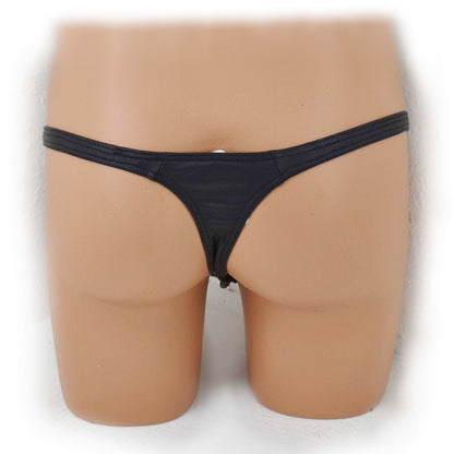 Black label design string PU leather
